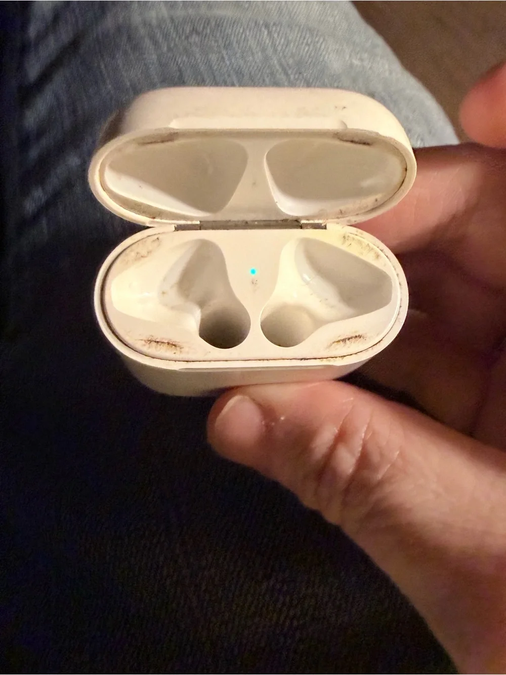Apple White AirPods Charging Case with Pairing Button parts